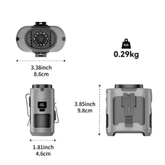 10000mAh Portable Outdoor Waist Fan Hanging Neck Free Delivery