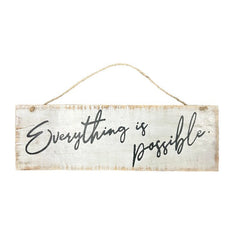 eWholesale Everything Is Possible Wall Art 20cm Free Delivery