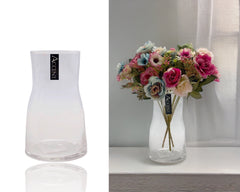 eWholesale bulk 12 Glass Vase Taper Waisted Free Delivery