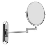 Extendable Wall-Mounted Makeup Mirror with 10× Magnification, Double-Sided - Free Delivery