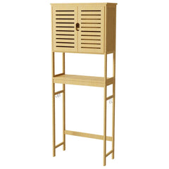 4-Tier Bamboo Bathroom Toilet Storage Rack - Free Delivery
