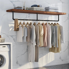 Adjustable Wall-Mounted Clothes Rack (90–180 cm) - Free Delivery