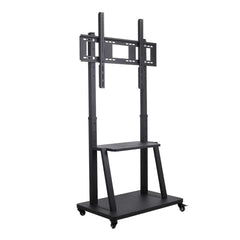 100" Heavy Duty Floor TV Stand TV Cart Trolley Height Adjustable Mount Bracket - Free Delivery