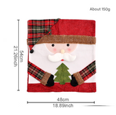Festive Christmas Dining Chair Covers | Santa, Snowman & Reindeer Character Slipcovers