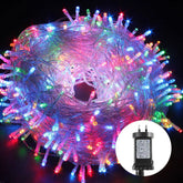 400 Low Voltage LED Curtain Lights 8 Functions 1.9x2M Christmas Decoration