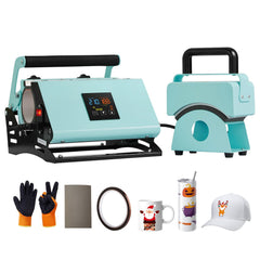 2 in 1 Tumbler and Hat Heat Press Machine Heat Machine for Caps Hats Mugs