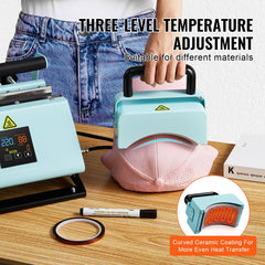 2 in 1 Tumbler and Hat Heat Press Machine Heat Machine for Caps Hats Mugs
