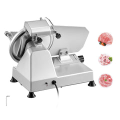 Meat Slicer 180W 250 mm Electric Deli Food Slicer for Meat Bread Cheese