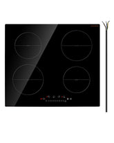 6000W 4 Burner Induction Cooktop Electric Countertop Burner Touch Control