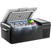 Portable Car Refrigerator Freezer Compressor 15L Single Zone for Car Home