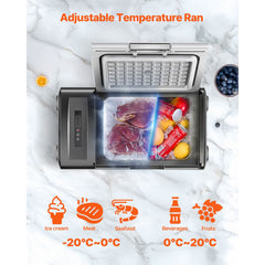 Portable Car Refrigerator Freezer Compressor 20L Single Zone for Car Home