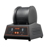 VEVOR Rock Tumbler Machine 4 lbs Rock Polishing Kit 9 Speed 9-Day Timer Steel