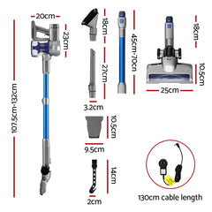 Devanti 300W Stick Vacuum Cleaner Cordless Self-Standing Free Delivery