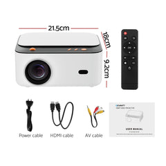 Devanti Video Project 4K 1080P Android 5G Wifi Home Cinema
