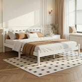 Artiss Double Full Size Wooden Bed Frame SOFIE Pine Timber Mattress Base Bedroom