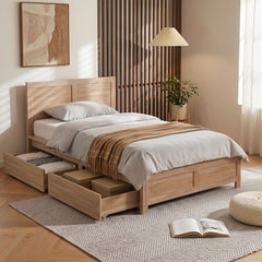 Artiss King Single Size Bed Frame with 2 Drawers Bedroom Furniture