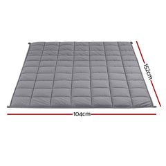 Giselle Bedding Weighted Blanket Fleece Sherpa Heavy Blanket 4.5KG