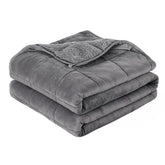 Giselle 9KG Weighted Blanket Adults Kid Anti Anxiety Gravity Blankets Sherpa Fleece