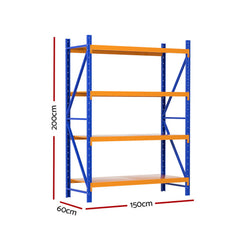 Giantz 2Mx1.5M Warehouse Shelving Garage Rack