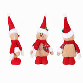 Jingle Jollys Christmas Gingerbread Man Standing Ornament Knitted Christmas