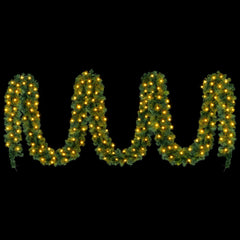 Jingle Jollys 20M Christmas Garland LED Lights Party Xmas Decorations 1400 Tips