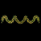 Jingle Jollys 5M Christmas Garland LED Lights Party Xmas Decorations 380 TIPS