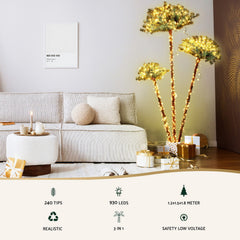 Jingle Jollys Christmas Tree 3-in-1 LED Xmas Palm Tree Party Decor 1.2/1.5/1.8M