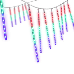 Jingle Jollys 7M Christmas Lights Shower Light 288 LED Icicle Falling Metor