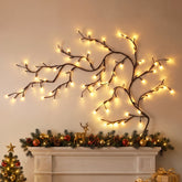 Jingle Jollys Christmas Willow Vine Lights Branch LED Fairy DIY Wall Decor 1.8m