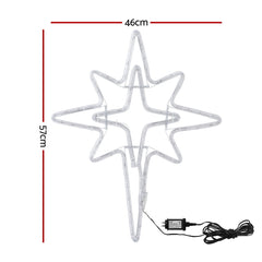 Jingle Jollys Christmas Lights 57cm Bethlehem Star 90 LED Xmas Decorations Motif