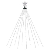 Jingle Jollys 2.5M Christmas Lights Waterfall String Light 300 LED Star Topper