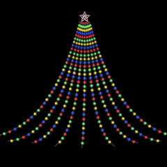 Jingle Jollys 3.8M Christmas Lights Waterfall String Light 340 LED