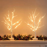 Jingle Jollys Lighted Branch Tree Christmas Decorations Warm White Christmas