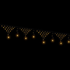 Jingle Jollys Christmas Lights Solar Fairy Lights Warm White Christmas Decorations 4m