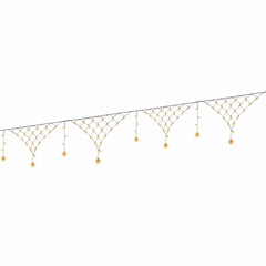 Jingle Jollys Christmas Lights Solar Fairy Lights Warm White Christmas Decorations 4m