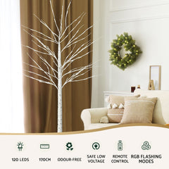 Jingle Jollys 1.7M Christmas Tree 120 RGB LED Free Delivery