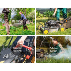 Giantz Lawn Mower 80V Battery Only Cordless 40V x2 Fits LI37