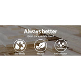 Artiss Coffee Table Storage Drawer White Larin