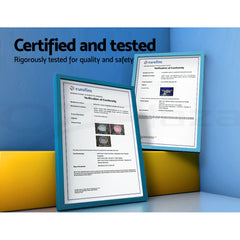 Keezi Kids Ball Pit 90x30cm Ocean Foam Play Pool Barrier Toys Children Grey