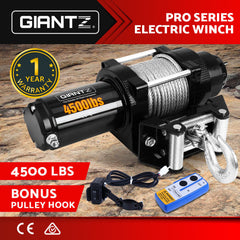 Giantz 4WD Electric Car Winch 4500LBS/2041KG