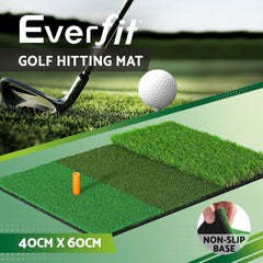Everfit Golf Hitting Mat Portable Driving¬¨‚ĆRange Practice¬¨‚ĆTraining Aid 3 in 1