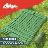 Weisshorn Self Inflating Mattress Camping Sleeping Mat Air Bed Pad Double Pillow