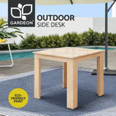Gardeon Coffee Side Table Wooden Desk Outdoor Furniture Camping Garden Natural