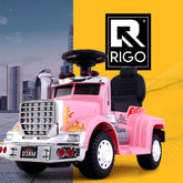Rigo Kids Electric Ride On Car Truck Motorcycle Motorbike Toy Cars 6V Pink