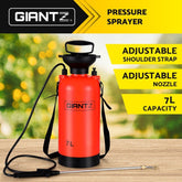 Giantz Weed Sprayer Pressure 7L Shoulder Garden Spray