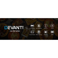 Devanti Commercial Electric Griddle 55cm BBQ Grill Plate 3000W