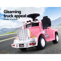 Rigo Kids Electric Ride On Car Truck Motorcycle Motorbike Toy Cars 6V Pink