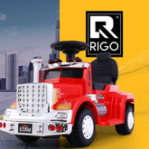 Rigo Kids Electric Ride On Car Truck Motorcycle Motorbike Toy Cars 6V Red