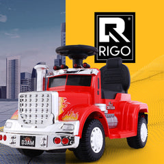 Rigo Kids Electric Ride On Car Truck Motorcycle Motorbike Toy Cars 6V Red