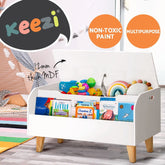 Keezi Kids Toy Box Chest Bookshelf Storage Children Bookcase Organiser Display